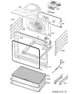 Схема №7 BPE942320B с изображением Микромодуль для плиты (духовки) Aeg 9825617956413